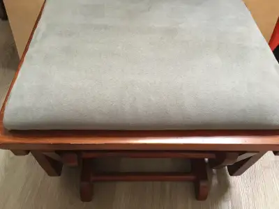 Wooden glider ottoman, View more