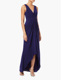 BRAND NEW Adrianna Papell Draped Jersey Dress - Size 14