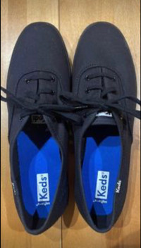 Keds black shoes size 8.5