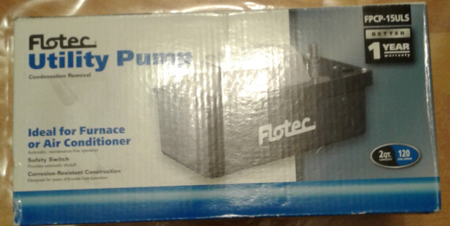 Flotec- condensate pump for air conditioning/ heat pumps in Heating, Cooling & Air in Cape Breton - Image 3