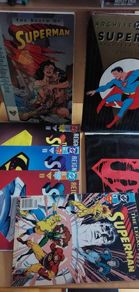 DC Comics - Superman lot from early 90s w/special numbers 75$