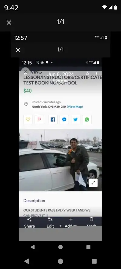 DRIVING SCHOOL/FAST TEST BOOKING! CERTIFICATE/LESSONS , View more