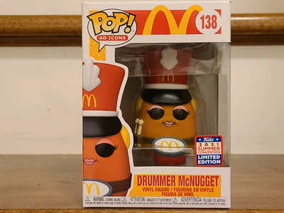 Selling Funko POP! Ad Icons: McDonald's - Drummer McNugget (2021 Summer Convention Limited Edition)...