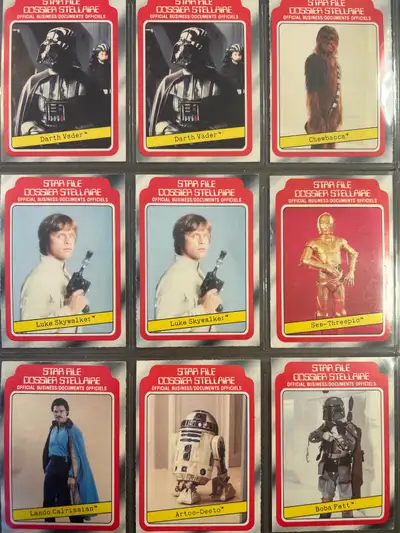 1980 Star Wars The Empire Strikes Back Trading Cards , View more