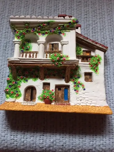 Unique Terra Cotta tropical villa hanging wall decoration, View more