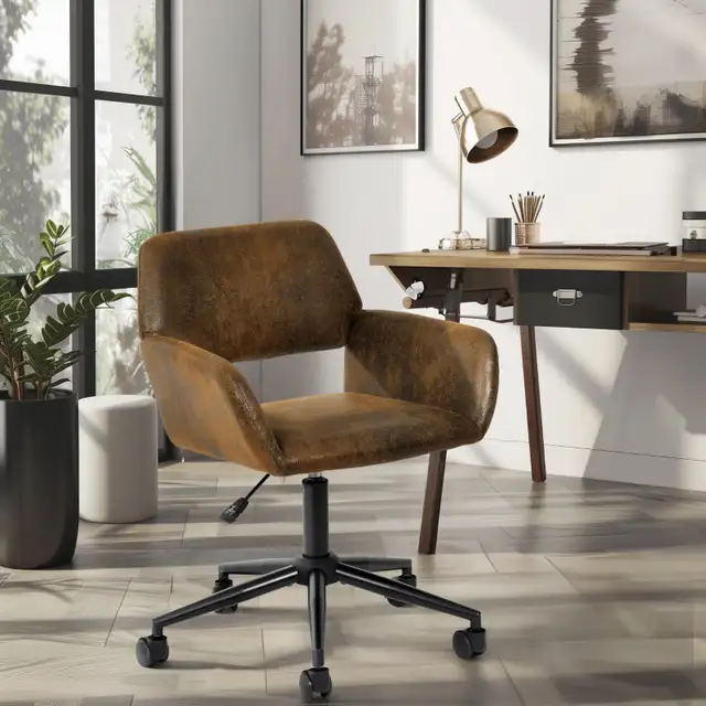 Ross Modern Upholstered Office Chair · Homy Casa Canada in Chairs & Recliners in Markham / York Region - Image 2