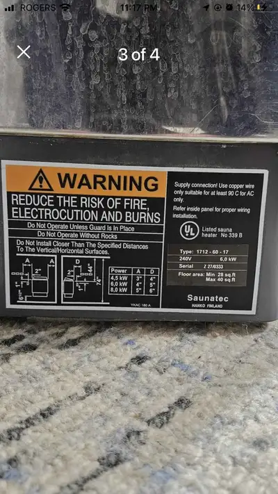 Saunatec Sauna Heater, View more