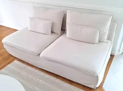 Ikea Söderhamn sofa/twin chairs., View more