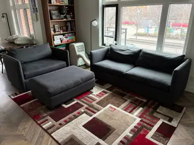 Sofa, Loveseat and Ottoman, View more