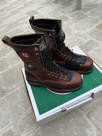 Canada West 34396 Men's CSA Lace Work Boots - Pecan Tumble, View more