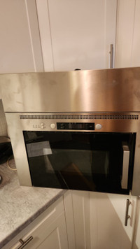 COMMERCIAL GRADE MICROWAVE  WITH HOOD -  BRAND NEW