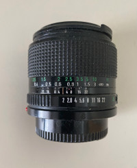 Canon FDn 28mm f2.0 Lens