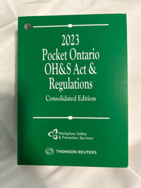 OH&S Act and Regulations 2023 Pocketbook