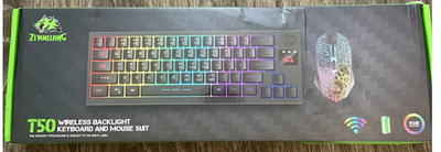 T50 Wireless Membrane Gaming Keyboard& Mouse Combo Set, View more