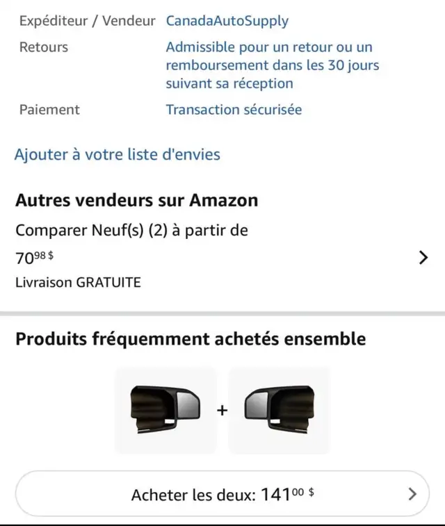 2 miroirs de remorquage in Other Parts & Accessories in Longueuil / South Shore - Image 7