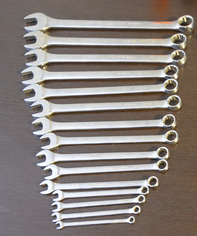 Combination wrench set (SAE), View more