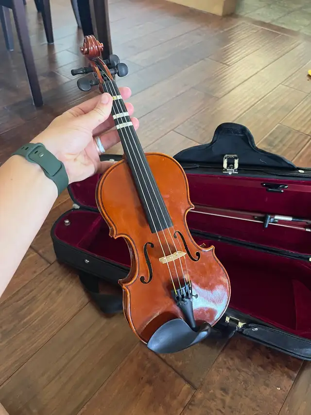 Violin Fiddle with Bow, 1/8 size 562002988483880962