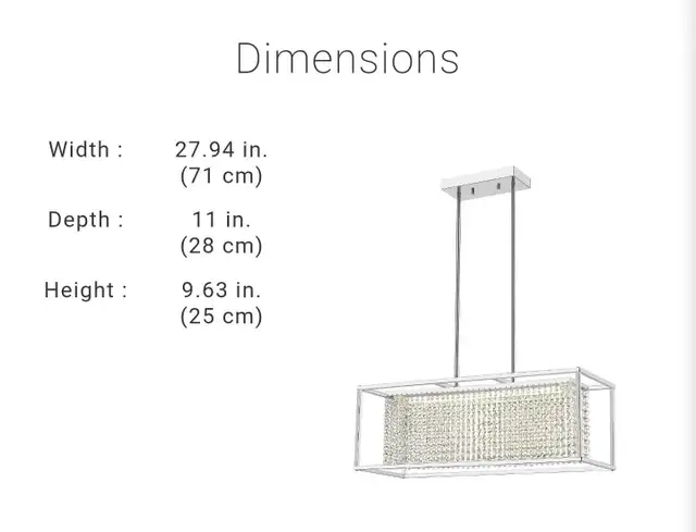 OVE Decors Milo LED Chandelier in Indoor Lighting & Fans in Markham / York Region - Image 5