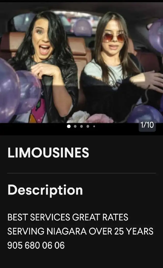 LIMOUSINE in Friendship & Networking in St. Catharines - Image 2