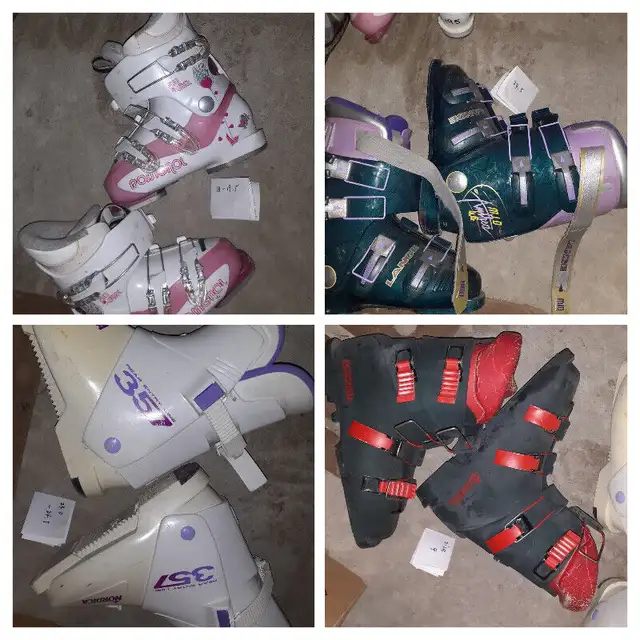 snowboards / downhill ski boots -- kids youth size in Ski in Calgary - Image 3