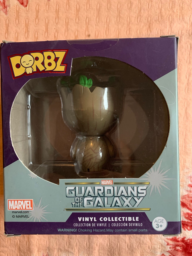 New Marvel Dorbz Guardians Of The Galaxy Groot Vinyl Collectible in Arts & Collectibles in Oshawa / Durham Region - Image 2