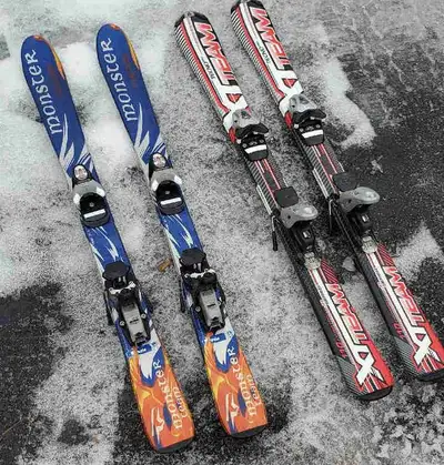 110cm Kids Skis  $125 per set Head and TecnoPro , View more