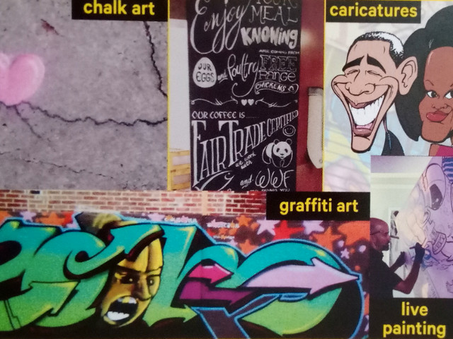 Mural Artist, designer, Illustrator, chalk art in Artists & Musicians in City of Toronto