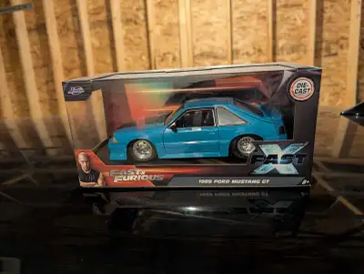 FAST N FURIOUS, 1989 MUSTANG, DIE-CAST, JADA, HOT WHEELS, View more