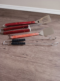 Heavy duty stainless steel BBQ tools - Lindenwoods