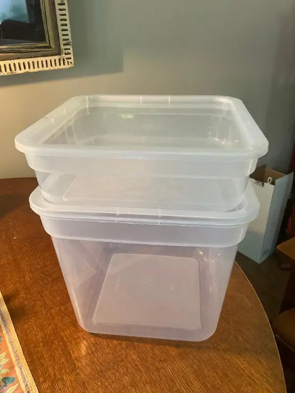 Containers - Clear (6) Various Sizes in Storage & Organization in Hamilton - Image 2