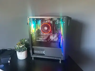 Gaming pc gtx 1650 Ryzen 5 5500 16gb ram desktop pc, View more
