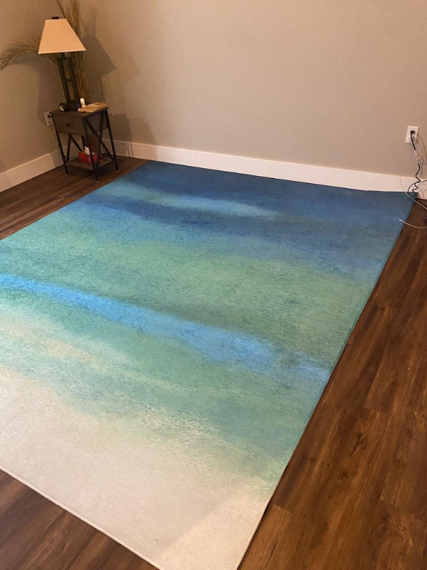 Herrell Performance Blue/Teal Rug - Mint Condition in Rugs, Carpets & Runners in City of Halifax