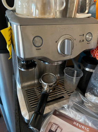 Breville Espresso Machine - semi Auto - steam wand - cup warmer