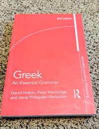 Greek: An Essential Grammar of the Modern Language