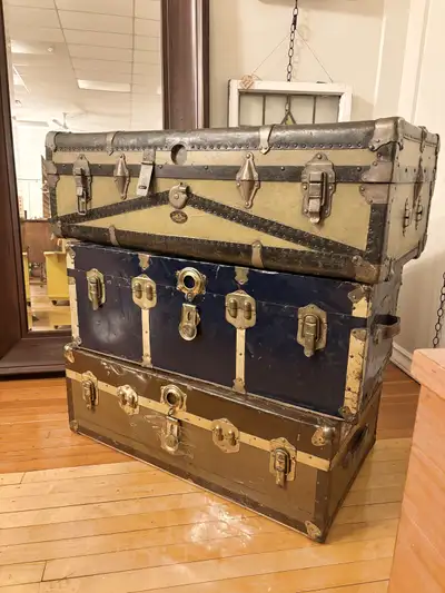 antique trunks, View more