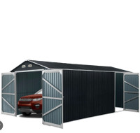 14ft x 19ft Steel Car Garage I Metal Shelter