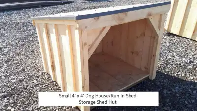 Small Dog House/Run In Shed Storage Shed Hut, View more