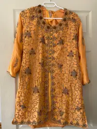 ORANGE INDIAN DRESS