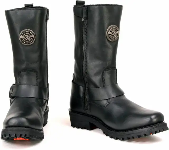 (NEW) Milwaukee Leather MBL9360 Women's Black Motorcycle Boots 5 in Women's - Shoes in City of Toronto - Image 6