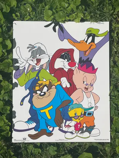 Looney Tuned Mounted Poster, View more