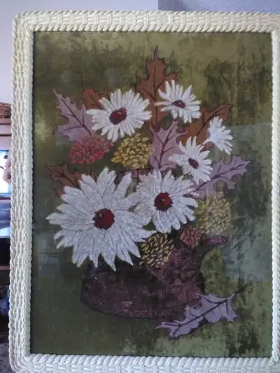 ART Chrysanthemum in Copper Kettle Still Life, View more