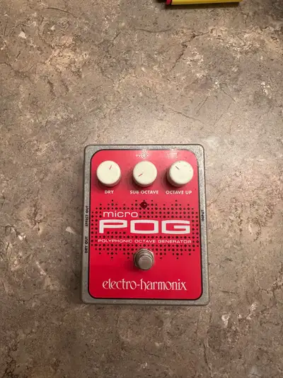 GUITAR PEDAL (MICRO-POG POLYPHONIC OG), View more
