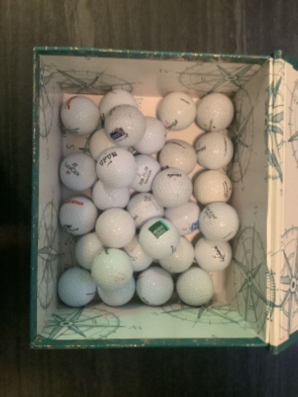 URGENT Box of 30 Golf Balls (mix of many golf ball brands). Golf