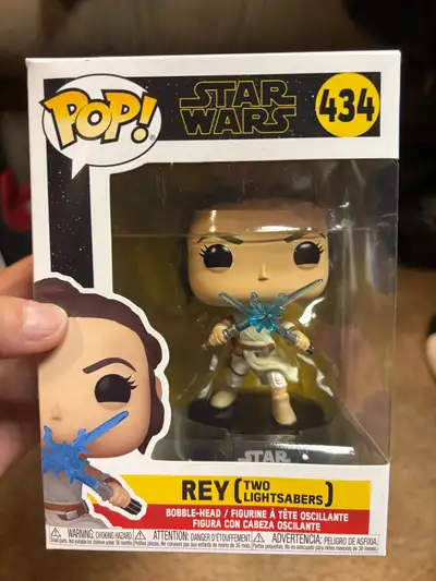 Funko Star Wars Rey (two Lightsabers) $25 firm Pick up in Falconridge NE