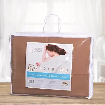 p SUPERIOR CLASSIC SINGLE ALL-SEASON DOWN COMFORTER, View more