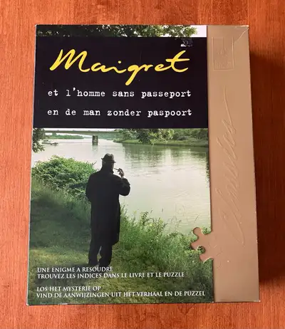 Puzzle Mystère 1000-Morceaux Maigret et L’Homme sans Passport, View more