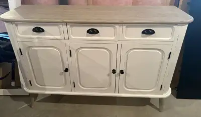 White Wood Buffet Cabinet, View more