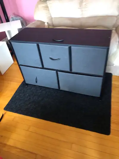 commode pour chambre à coucher,frame en métal avec bac en tissu,, View more