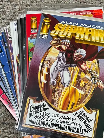 Supreme #41-56 + Return #1-6 Alan Moore Complete Run Image Comic, View more