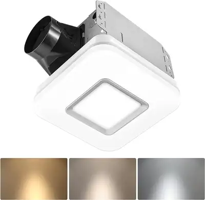 OREiN 2-in-1 Bathroom Exhaust Fan with Light in Indoor Lighting, View more